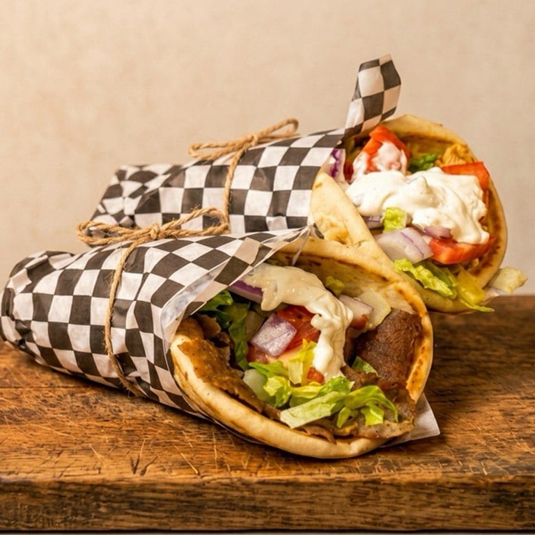 Delicious Falafel Gyro