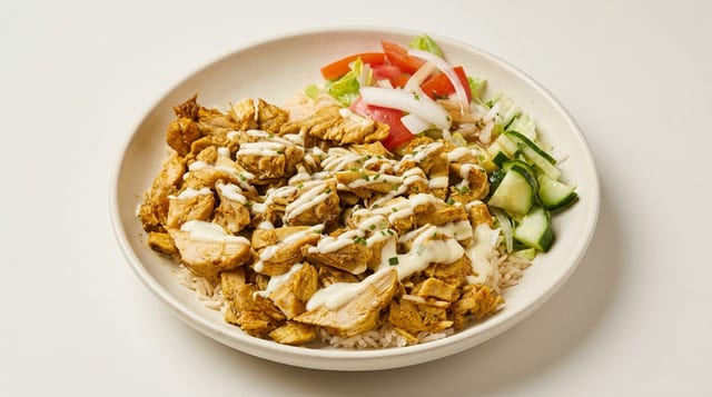 Mango Habanero Chicken Bowl.
