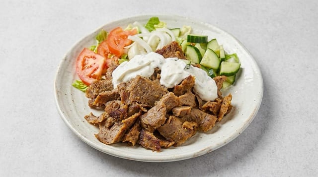 Spicy Lamb Beef Bowl.