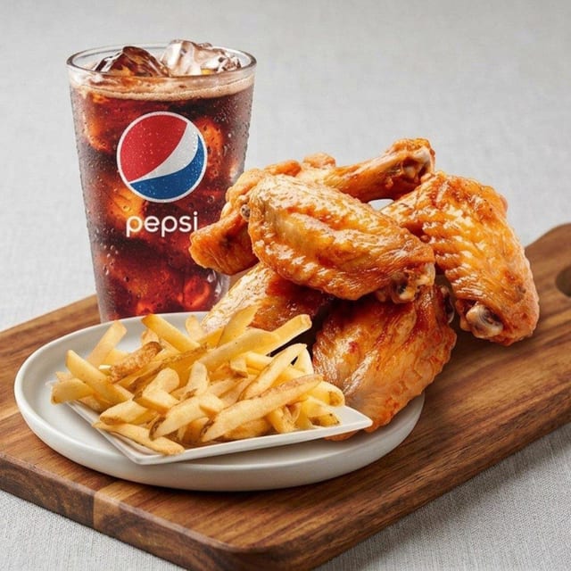 6-Chicken Wings Combo.